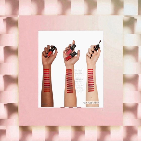 NWT Yves Saint Laurent Tatouage Couture Velvet Cream Lip Stain N216 Nude Emblem - Picture 2 of 3